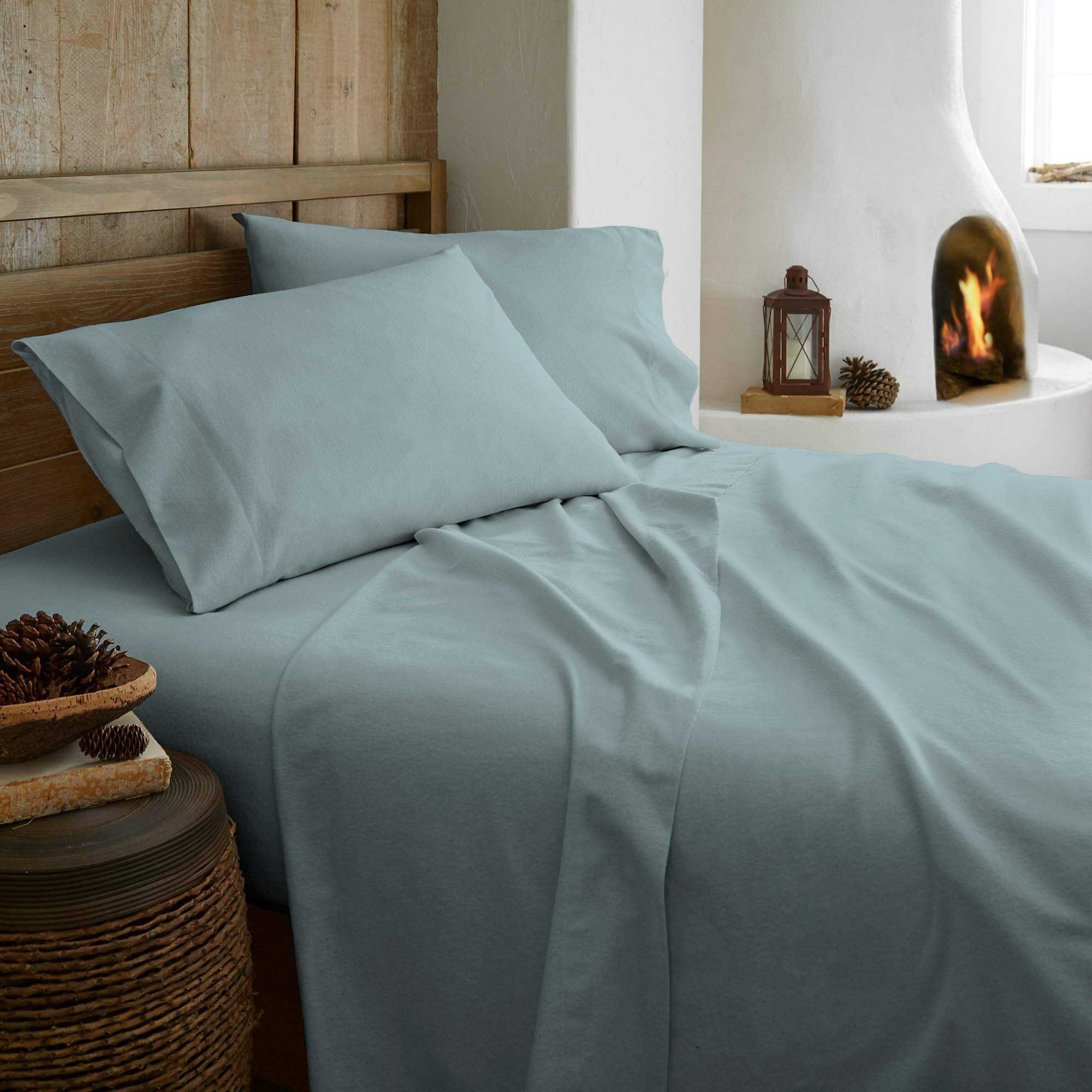 Organic Flannel Sheet Set- 6 colors