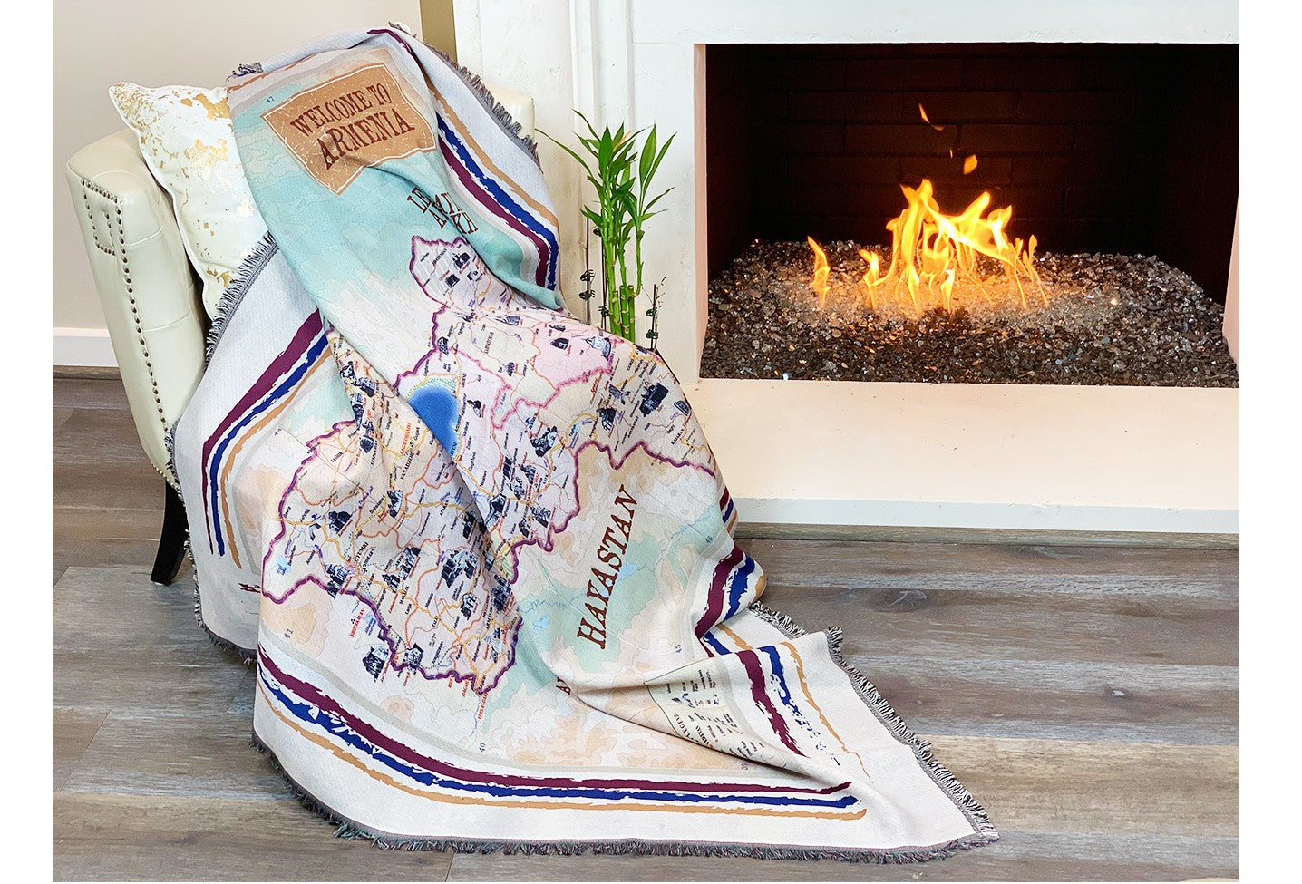 Journey to Armenia Throw/ Blanket