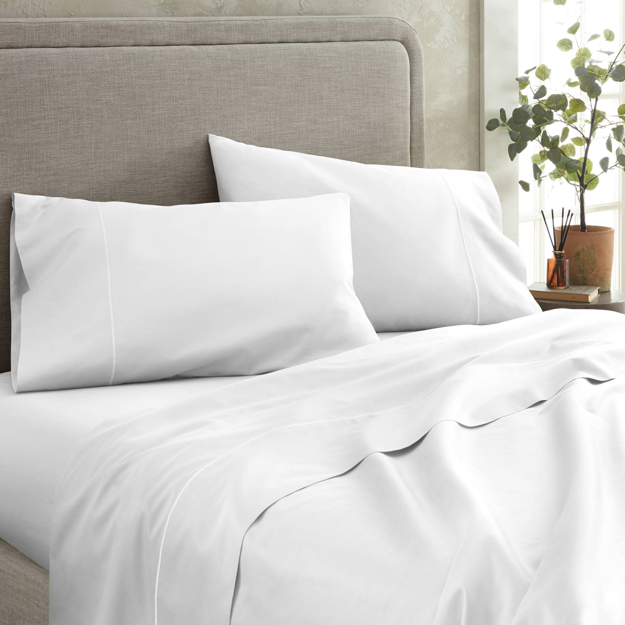 300 TC Sateen Flat Sheets - 11 colors