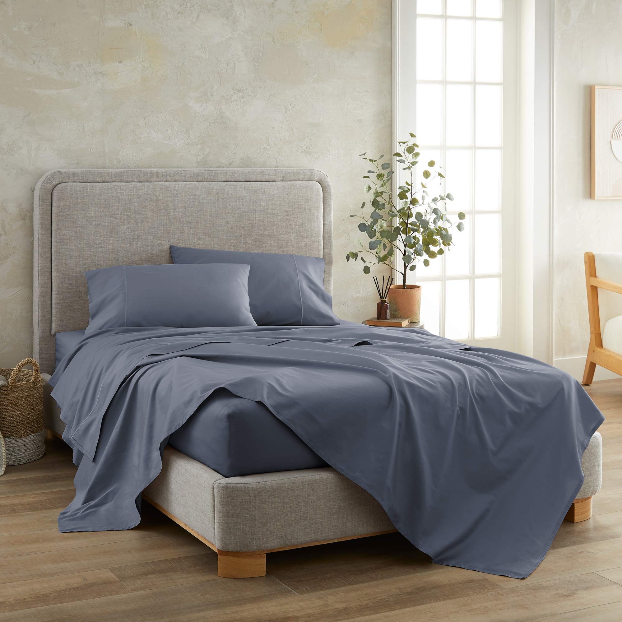 300 TC Sateen Flat Sheets - 11 colors