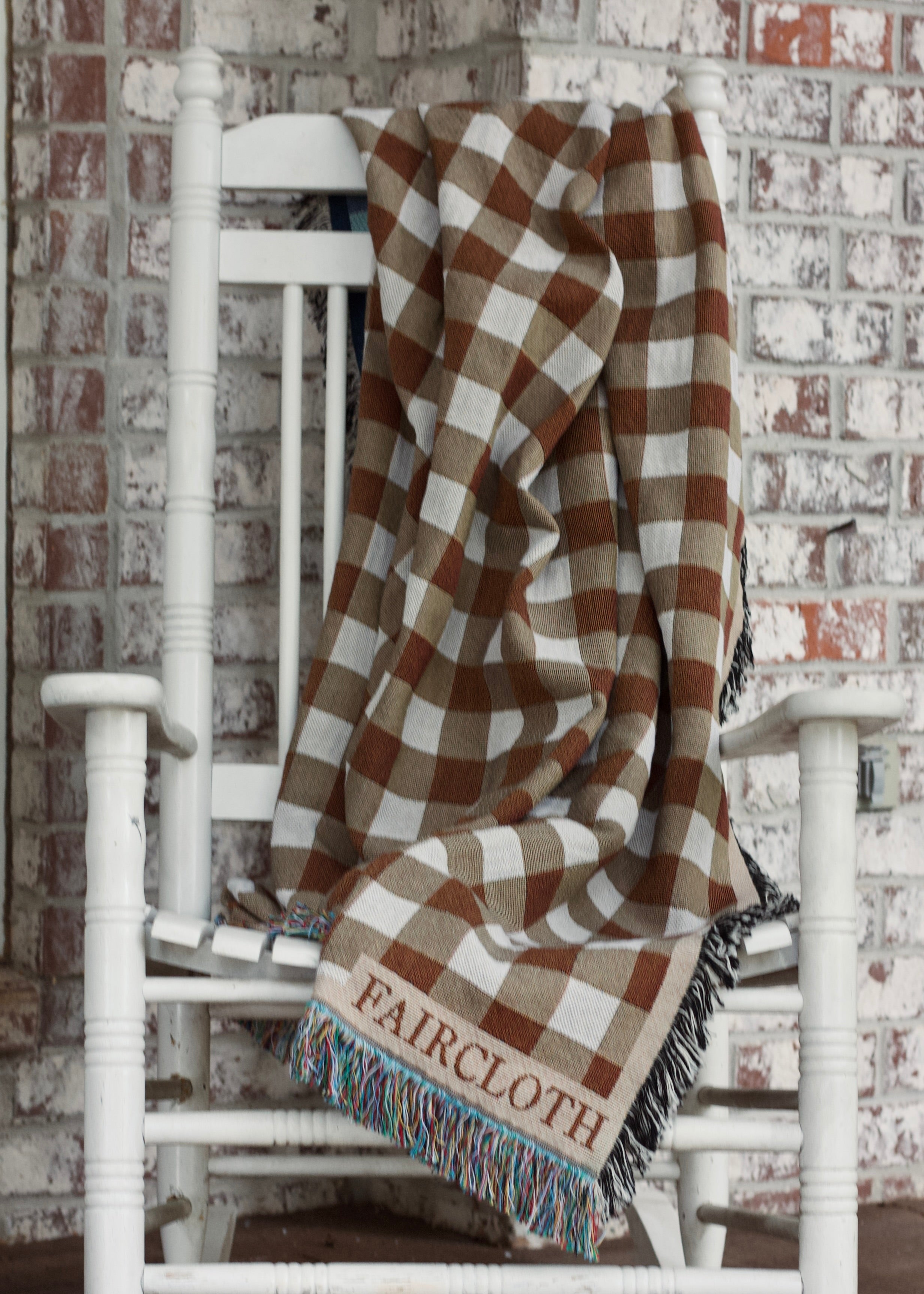 Fall Gingham Blanket